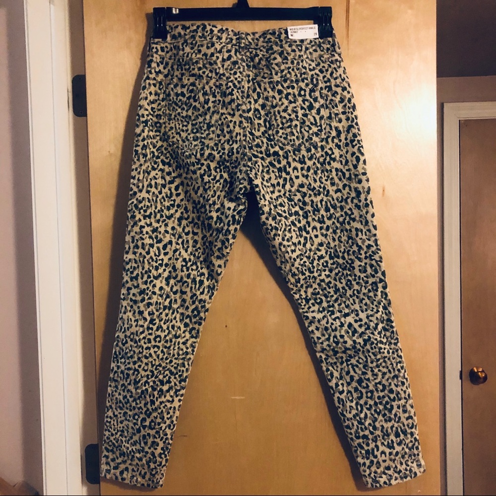 CHEETAH-WAVE PRINT WILLIAM RAST SKINNY JEANS! NWOT - Picture 4 of 10
